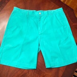 EEUC Men's Vineyard Vines Club Shorts Turquoise Size 40 x 9" Inseam